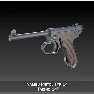 Nambu Pistol Typ14 - Taisho 14