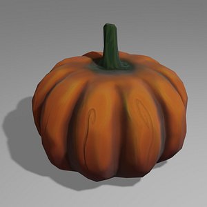 3D pumpkin model