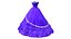 Strapless Ball Gown with Ruffles