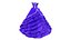 Strapless Ball Gown with Ruffles