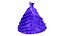 Strapless Ball Gown with Ruffles