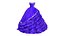 Strapless Ball Gown with Ruffles