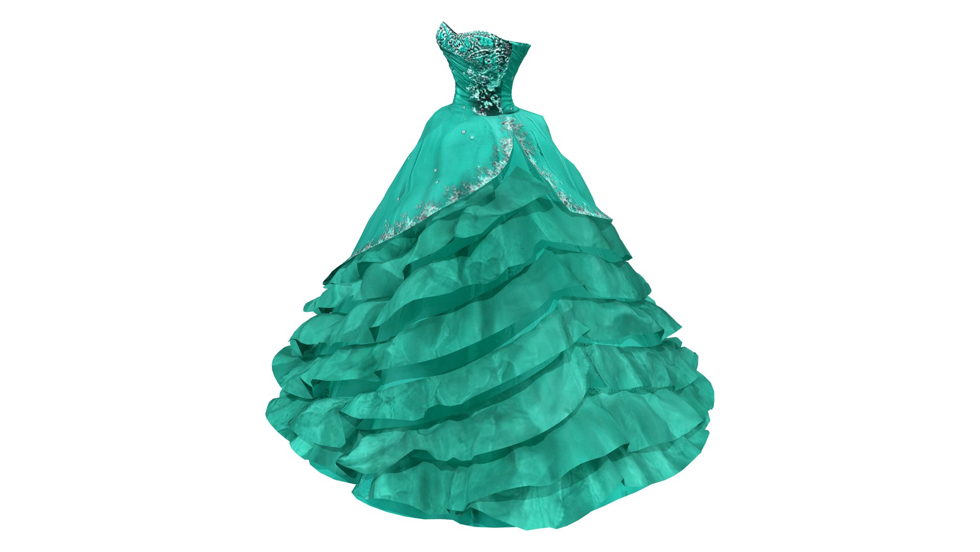Strapless Ball Gown with Ruffles 3D model https://p.turbosquid.com/ts-thumb/hX/eOnKmA/m9/preview4/png/1647029219/1920x1080/fit_q87/b2b2b106c1cc6bf9140ff1f6f1eee68aa2fed95f/preview4.jpg