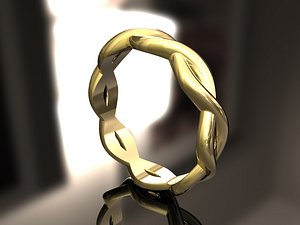 Woven Wedding Band - Size 8