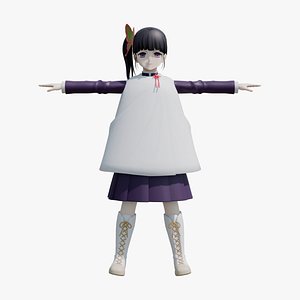 3D model Demon Slayer - Kanao Tsuyuri