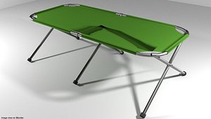 3d bed campbed model