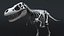 3ds rigged tyrannosaurus rex skeleton