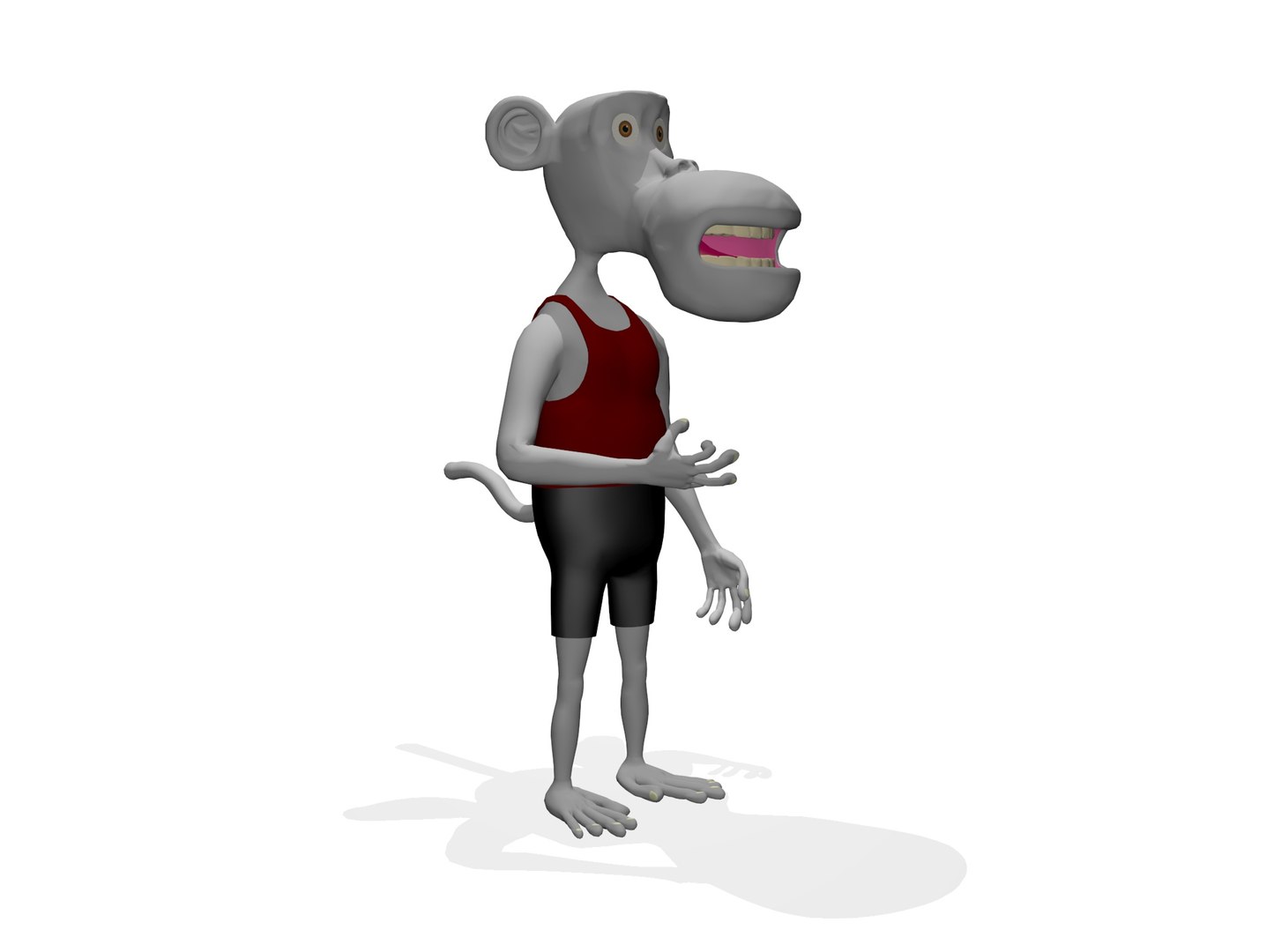Monkey Cartoon 3D https://p.turbosquid.com/ts-thumb/hX/mJnAIS/dg/view2/jpg/1694507367/1920x1080/fit_q87/2a1cb940a97c8bf6c854189925e718941951692d/view2.jpg