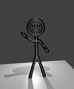 3ds stick figure