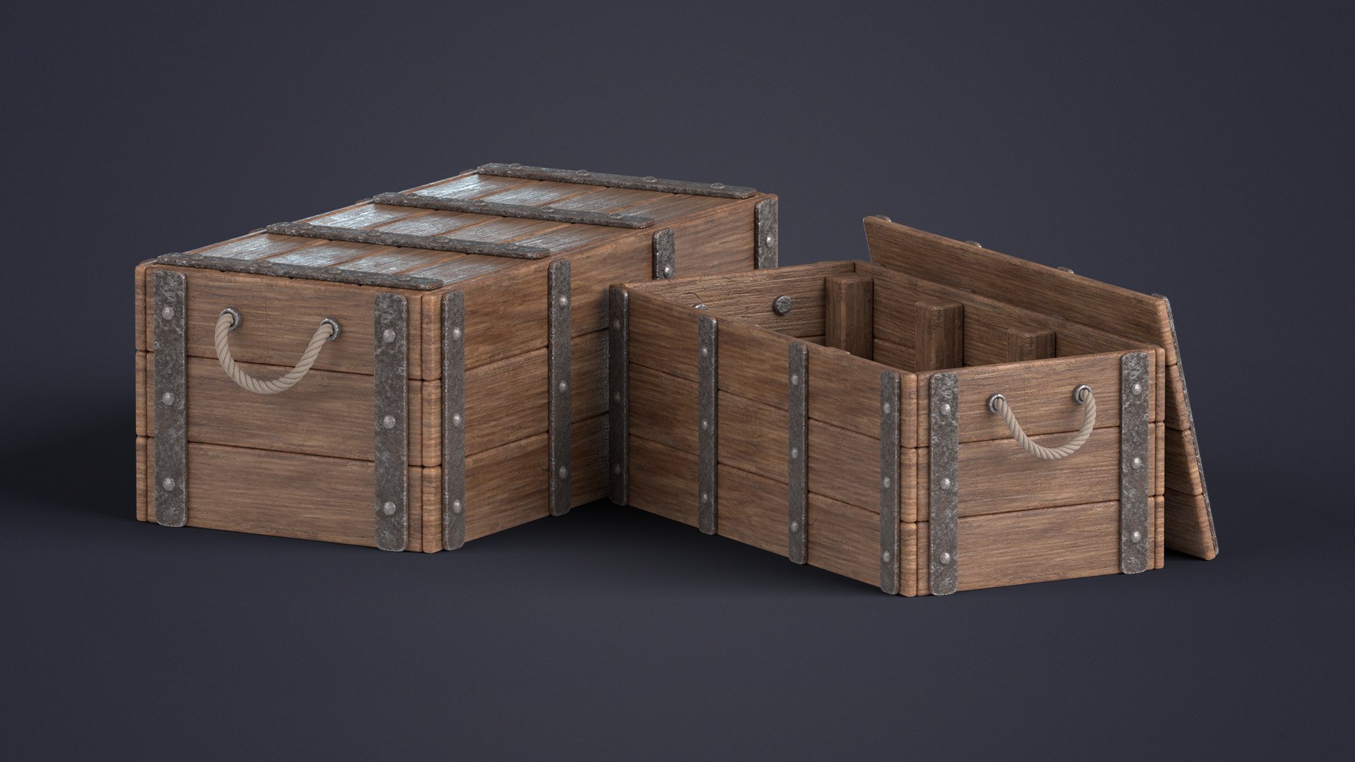 3D Wooden Medieval Pack - Storage Model - TurboSquid 2386924