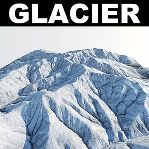 maya glacier snow rocks