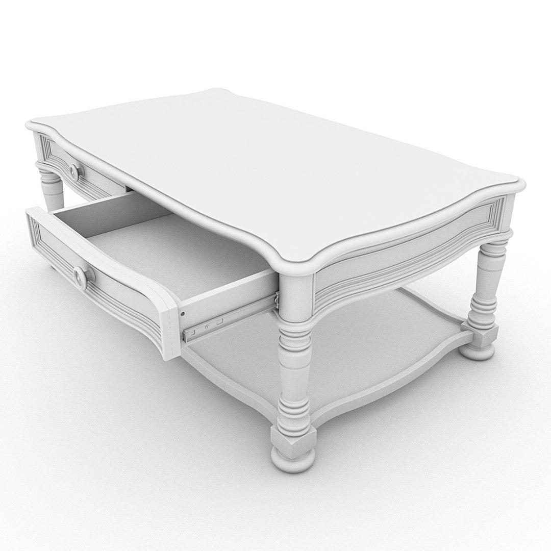 3d coffee table model
