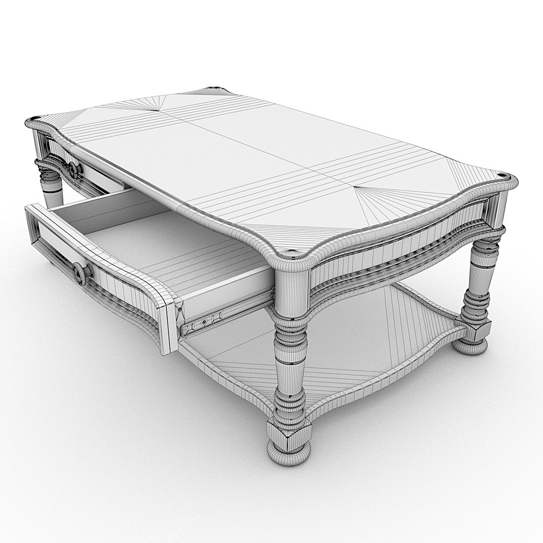 3d coffee table model