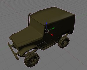 3d model mesh toyota bj40