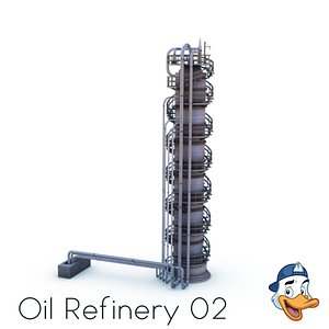 3D oil refinery