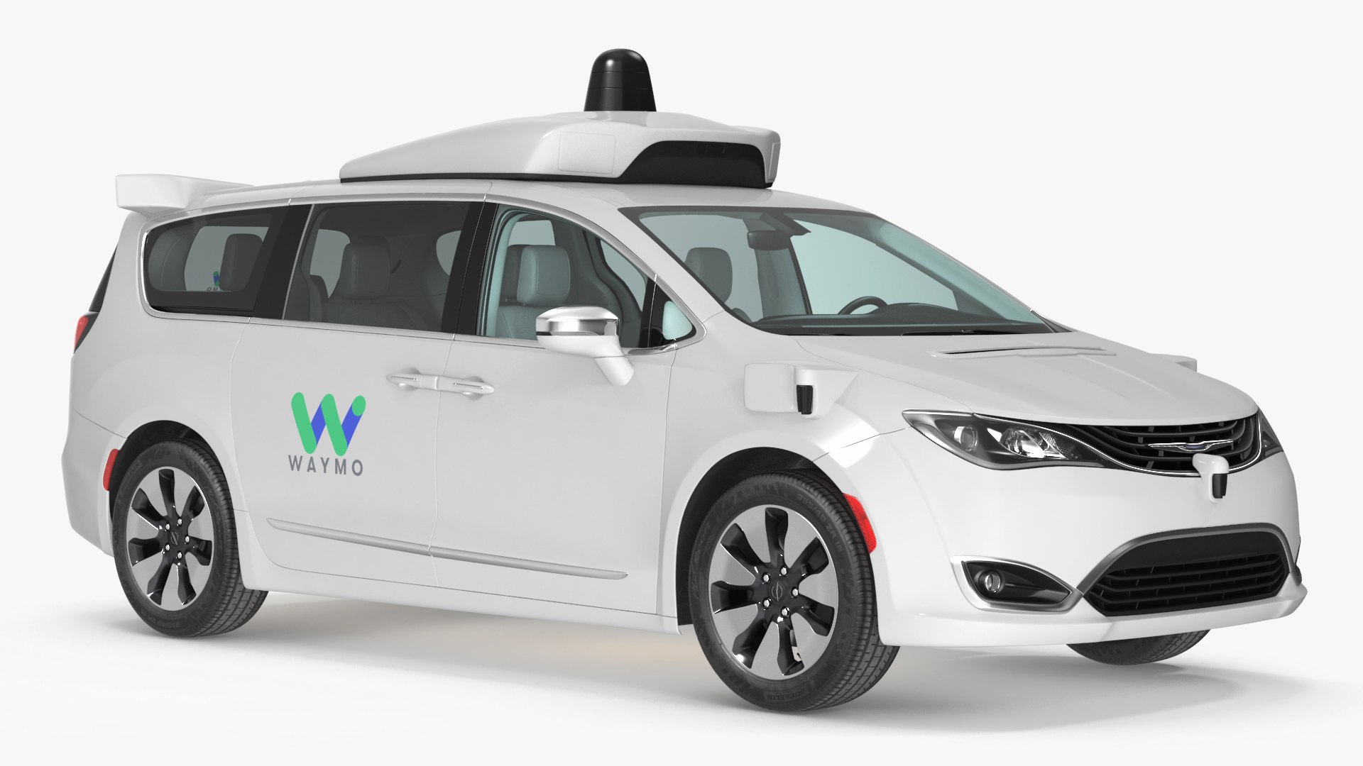 Waymo NAIAS 3 Self Driving Car Simple Interior 3D model preview