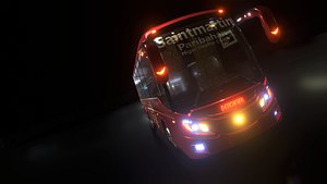 Higer Sleeper Bus 3D
