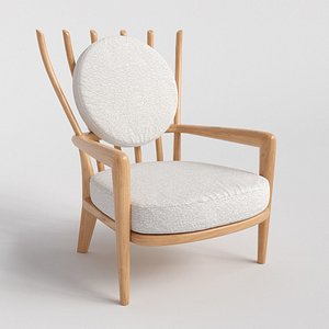 JONATHAN ADLER VOLTAIRE LOUNGE ARMCHAIR