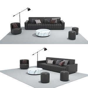 Leather sofa set 21
