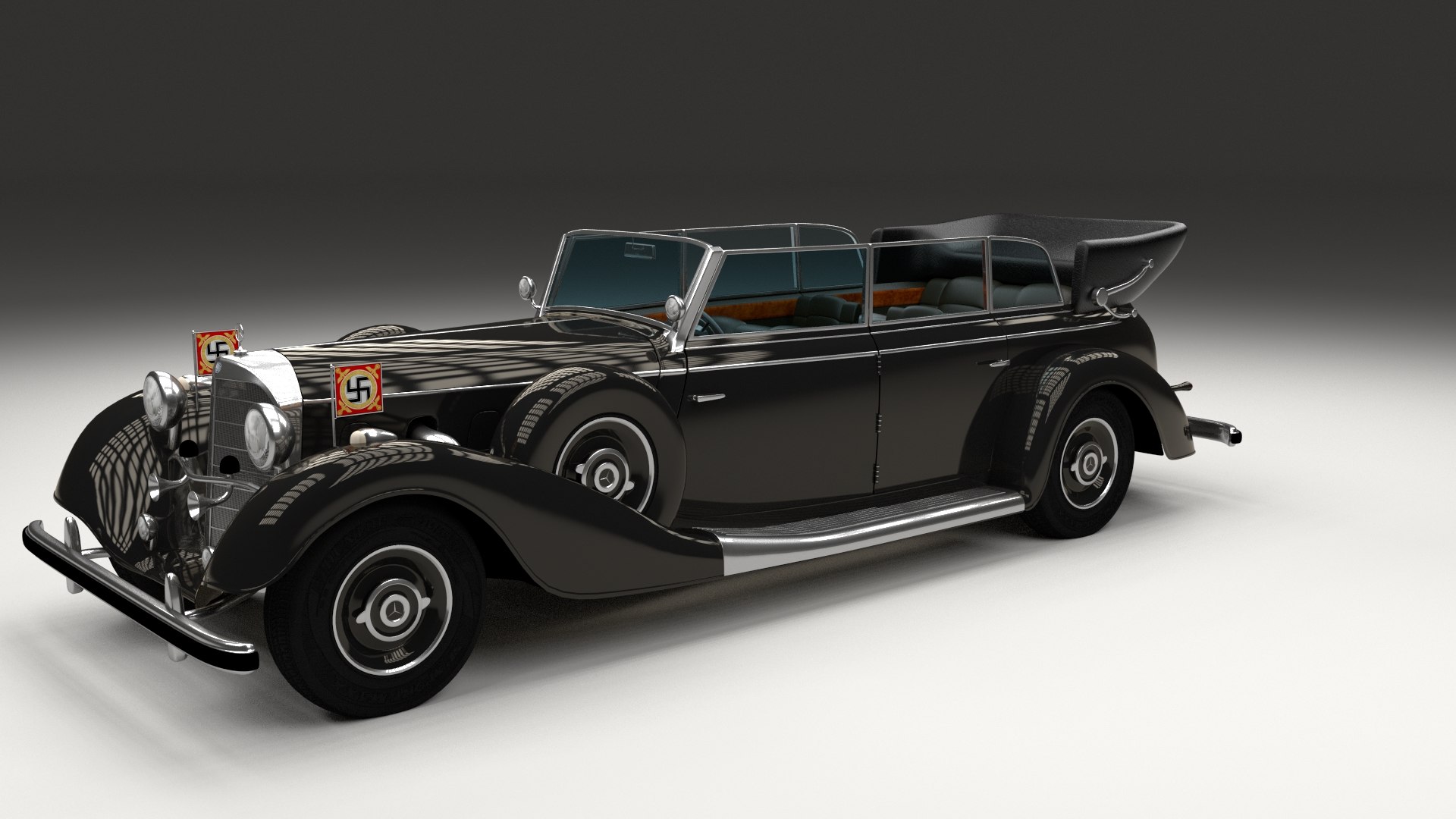 3d model mercedes 770k