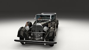 3d model mercedes 770k