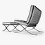 knoll barcelona chair 3d model