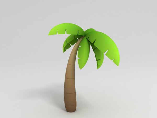 simple tree cartoon 3d max