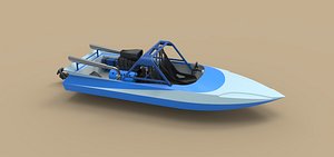 sprint boat 3D