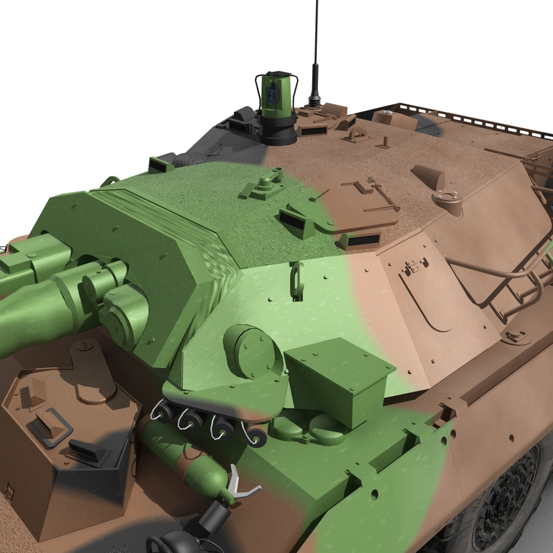 amx-10rc tank destroyer 3d model