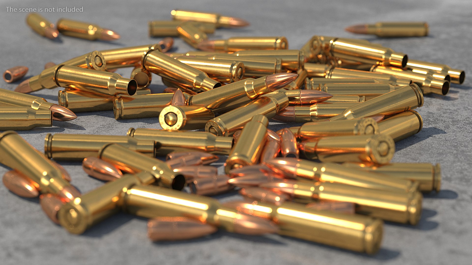 Box of 6.8mm Remington Special Purpose Cartridge 3D model preview