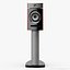 Focal JMLab Diablo Utopia Imperial Red su supporto