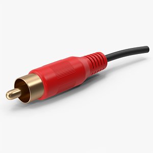 Red Audio Cable