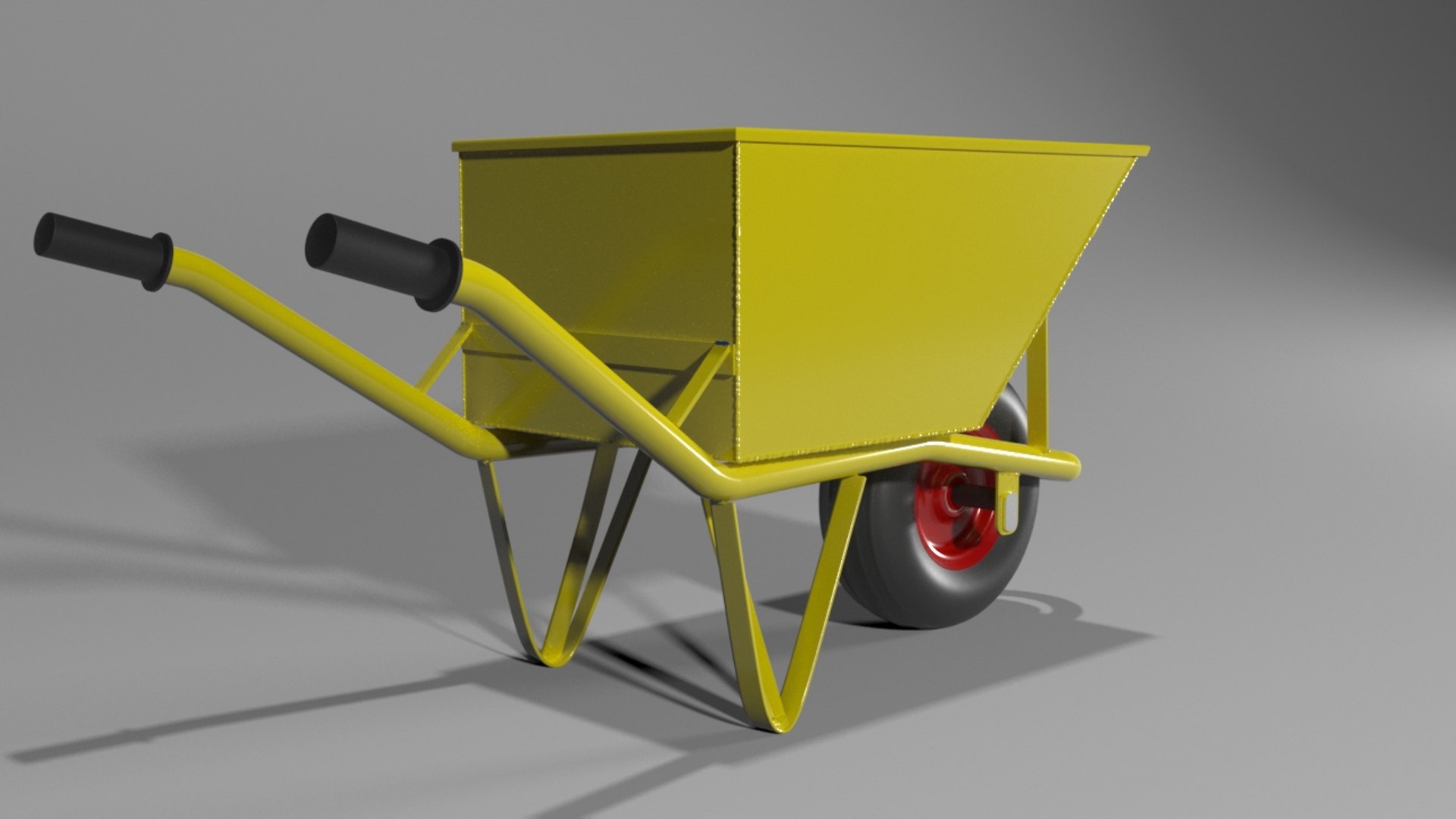 Wheelbarrow Model - TurboSquid 1227077