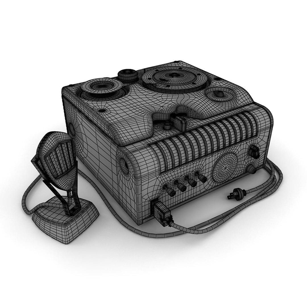Wire Recorder 3d Model