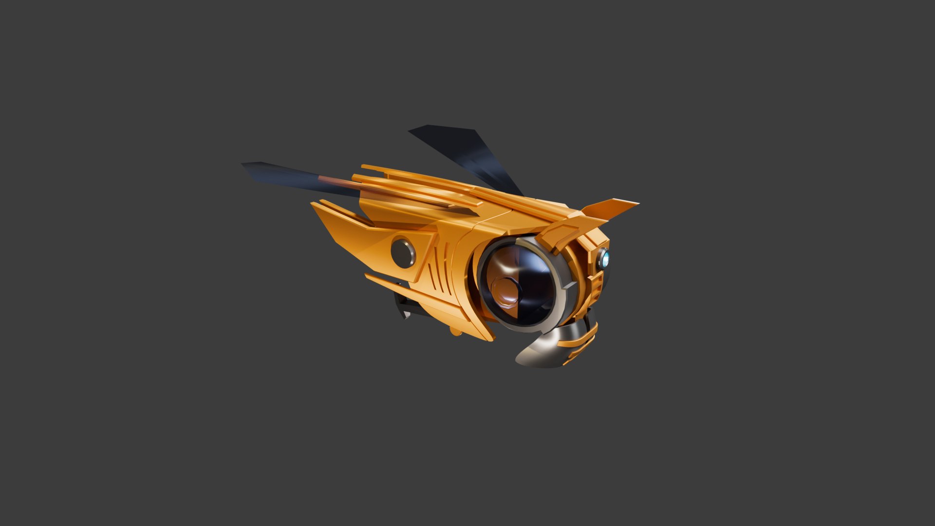 3D Space Bee Model - TurboSquid 2350857