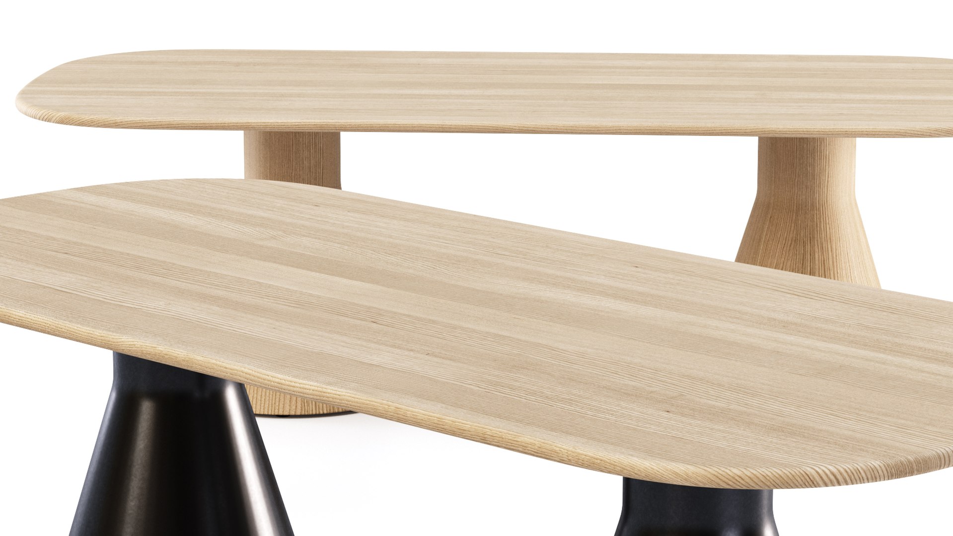 HBF Torre Soft Rectangular Conference Table 3D model - TurboSquid 2023037