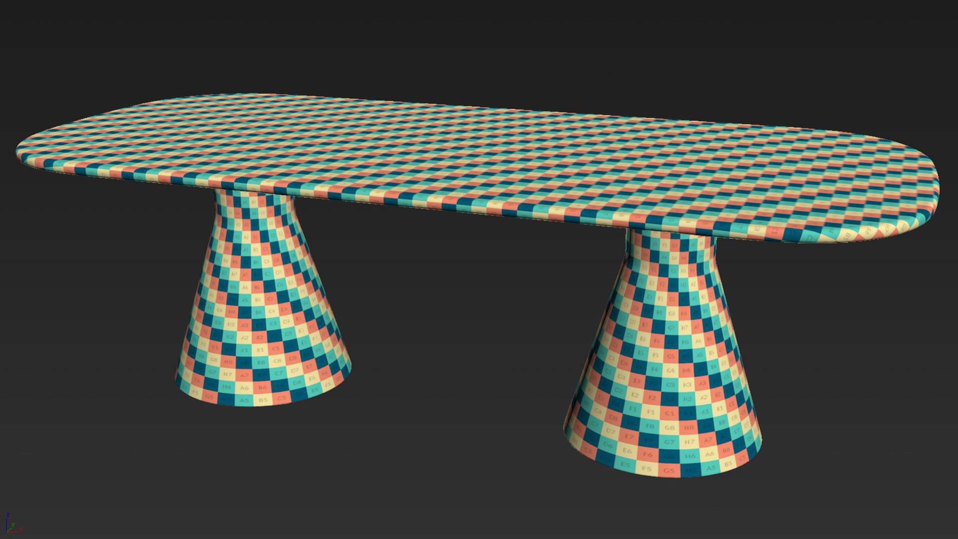 HBF Torre Soft Rectangular Conference Table 3D model - TurboSquid 2023037