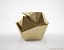 Coup d'Etat Kryptonite Brass side table