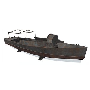 Disassembled boat BK-2