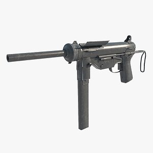 Old style submachine gun STEN 3D