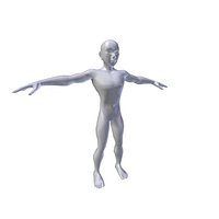 Anime Man 1 61m basemesh