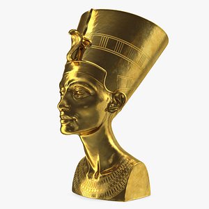 Golden Bust of Queen Nefertiti