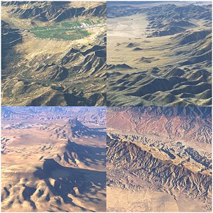 3D Large Scale Terrains - Deserts