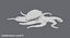 3D model octopus---hovering