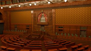 Japanese House of Representatives Chamber 3D