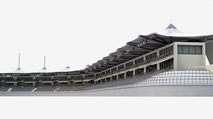 Yas Marina Circuit 3D model
