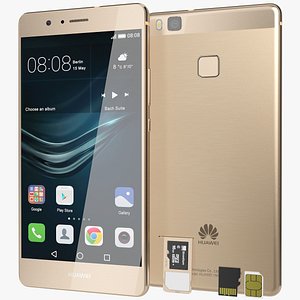 Huawei P9 Lite Gold with SD/SIM Card Tray