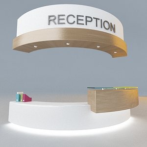 Modern Office Reception Desk