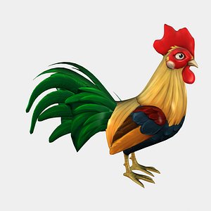 rooster 3D model