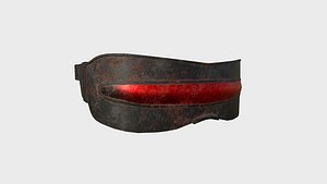 SciFi Glasses I10 Dirt Red - Character Design Fashion